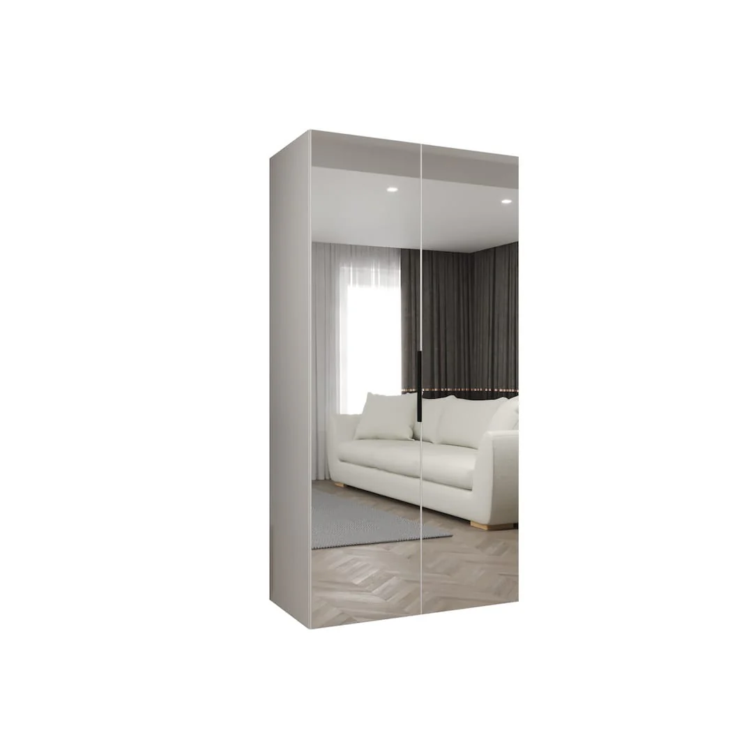 Marbella III Hinged Door Wardrobe 100cm - Image 2