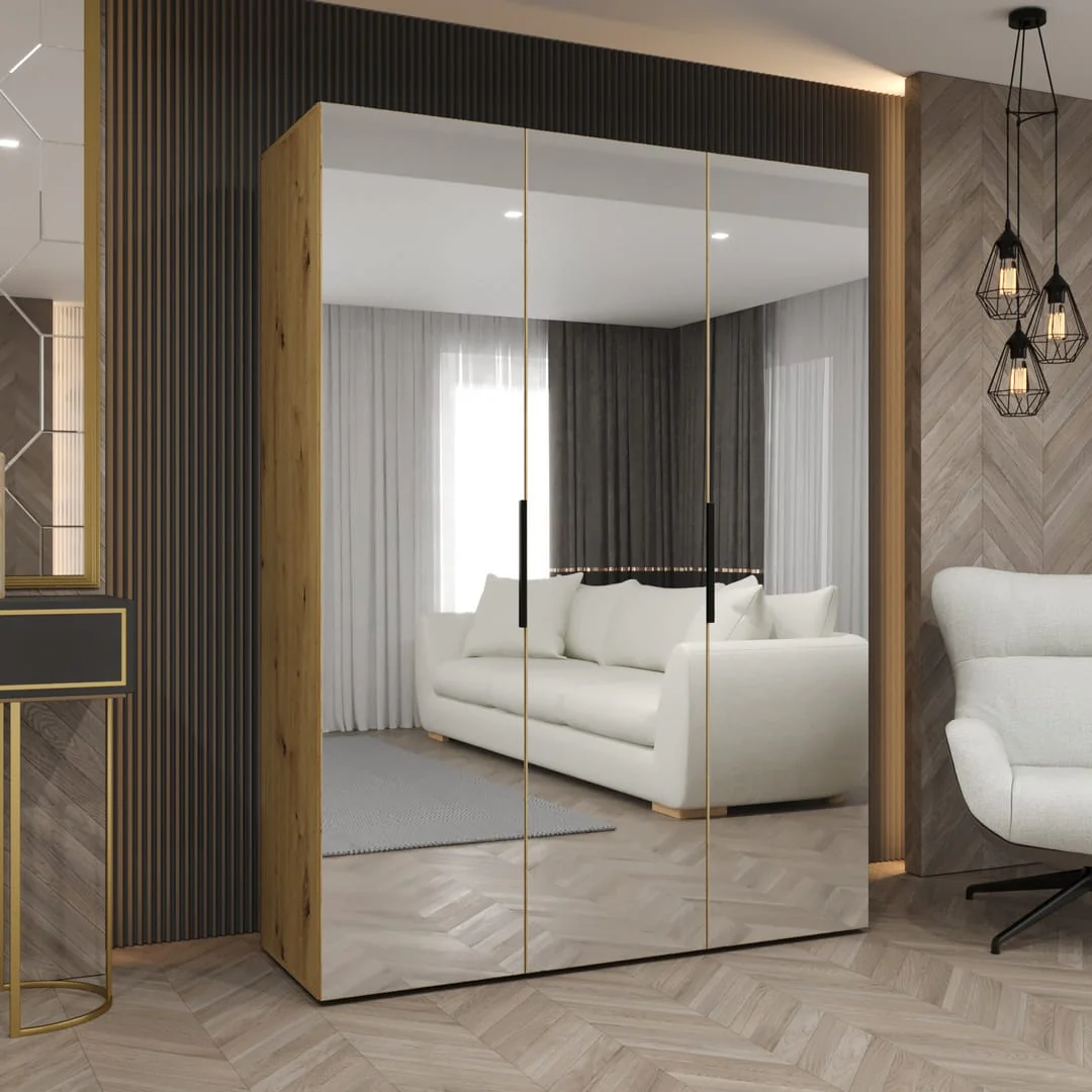 Marbella III Hinged Door Wardrobe 150cm - Image 10