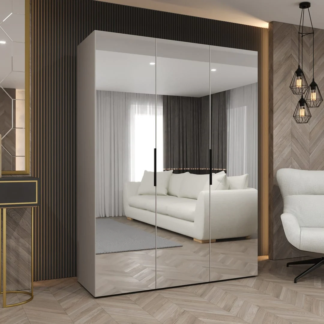 Marbella III Hinged Door Wardrobe 150cm - Image 4