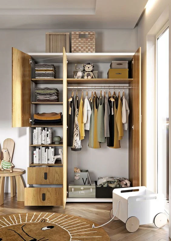 Massi MS-01 Hinged Wardrobe 150cm - Image 5