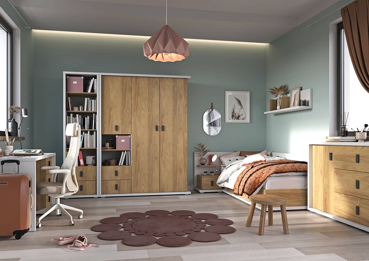 Massi MS-01 Hinged Wardrobe 150cm - Image 7