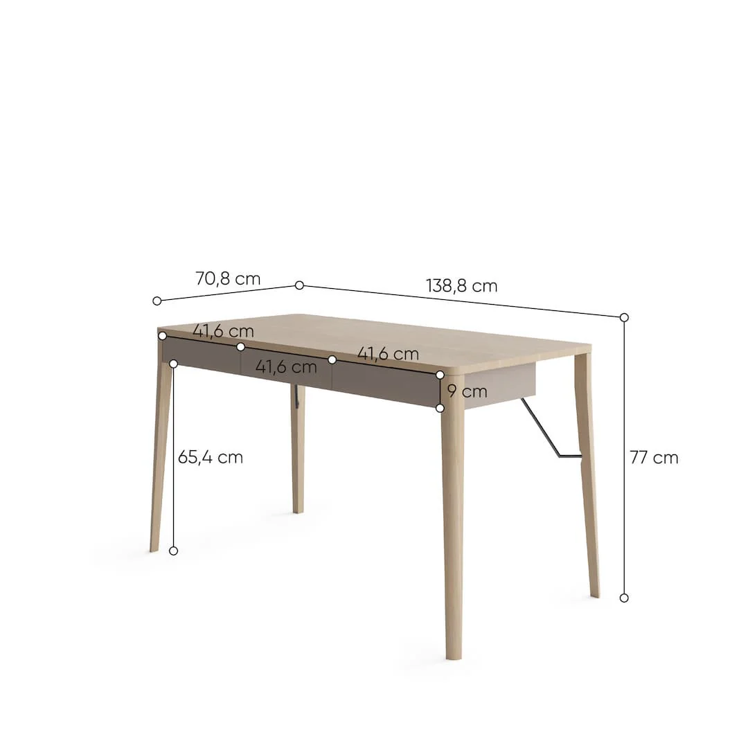 Match MK-01 Desk 139cm - Image 4