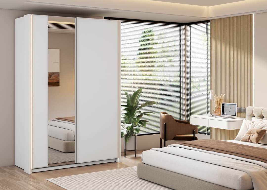 Maxi MX-02 Sliding Door Wardrobe 150cm - Image 5