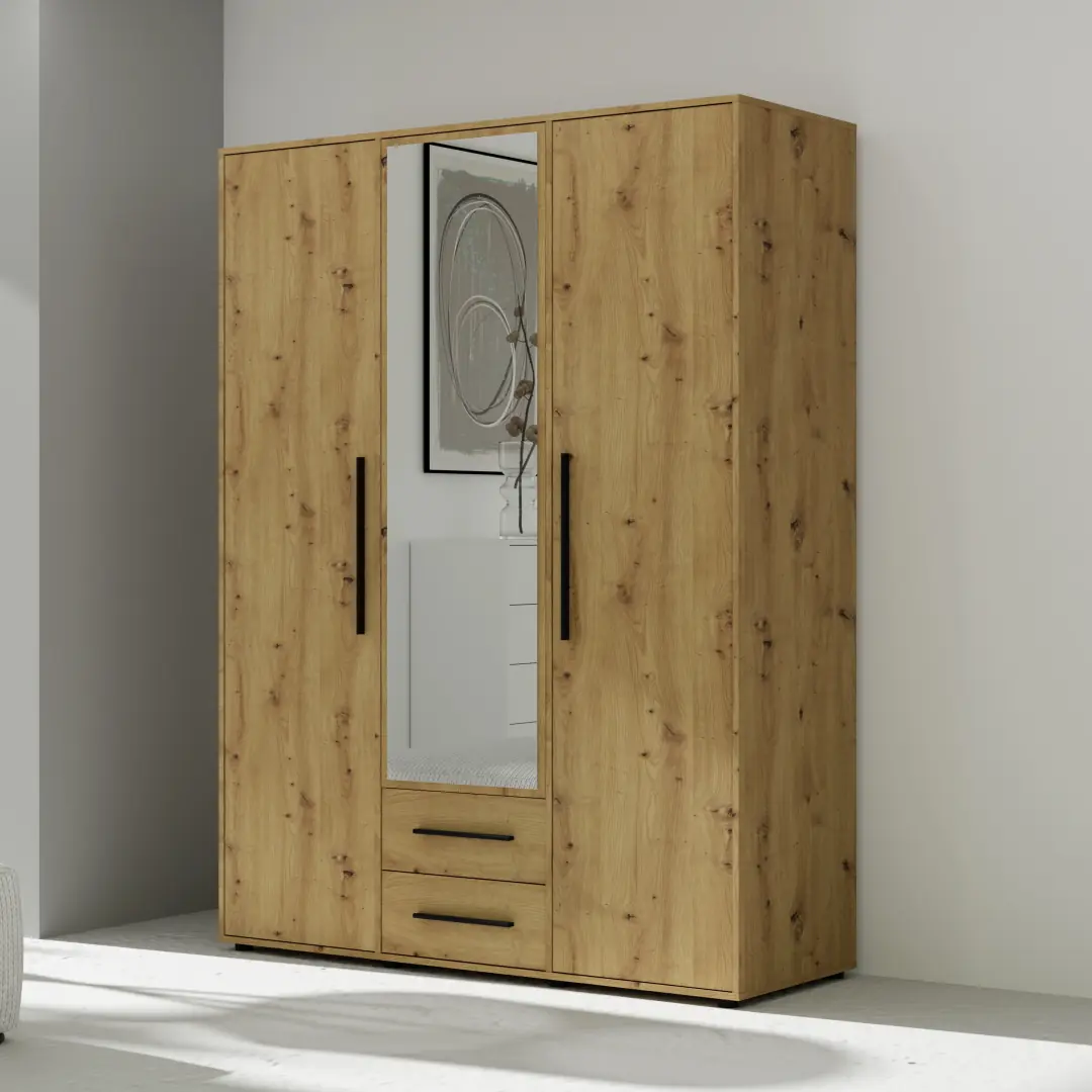 Maxione MX-12 Hinged Door Wardrobe 150cm - Image 10