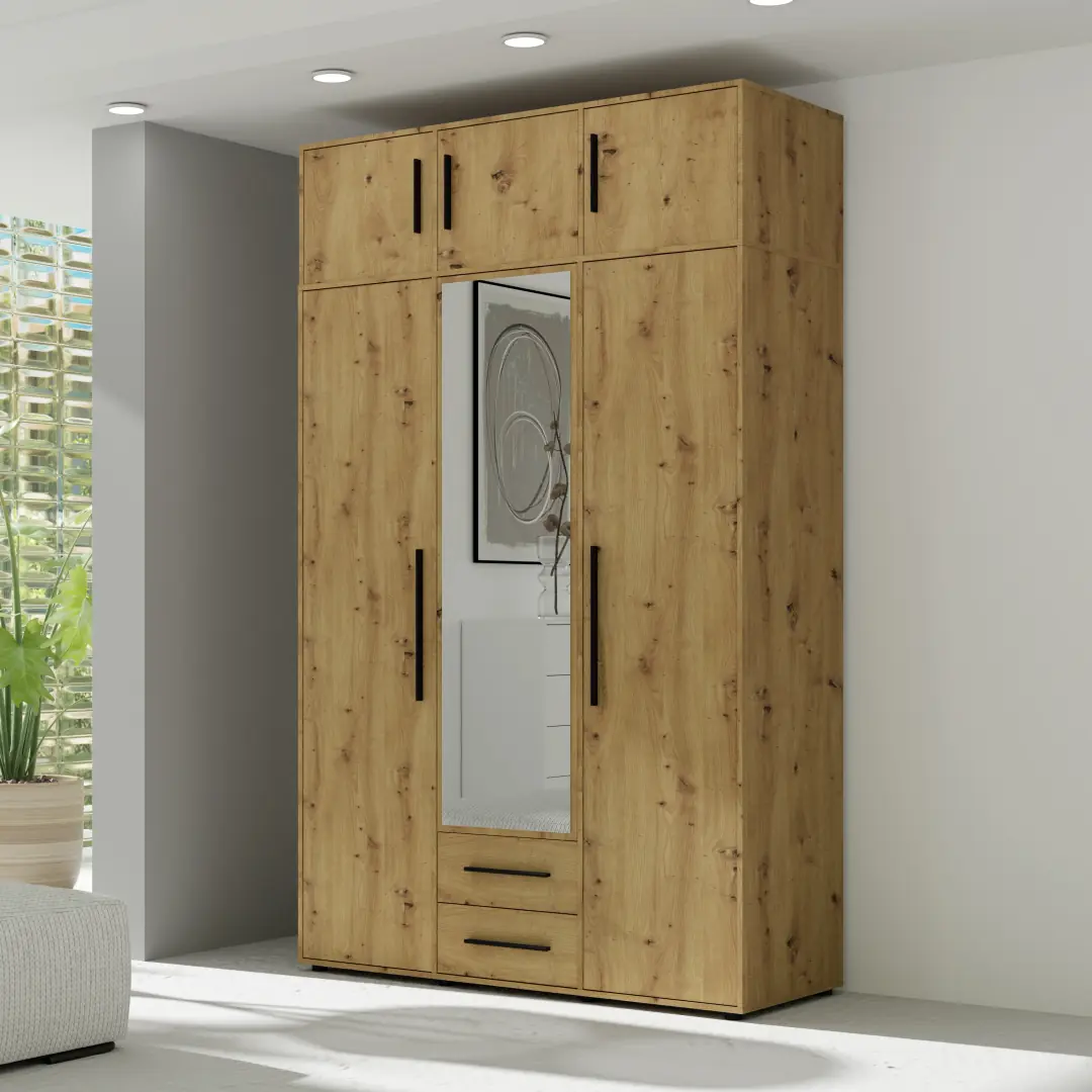 Maxione MX-12 Hinged Door Wardrobe 150cm - Image 16