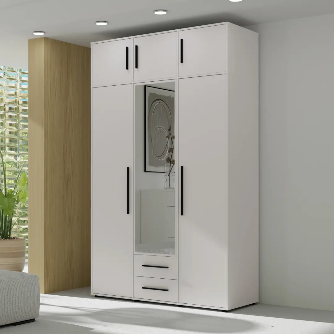 Maxione MX-12 Hinged Door Wardrobe 150cm - Image 5