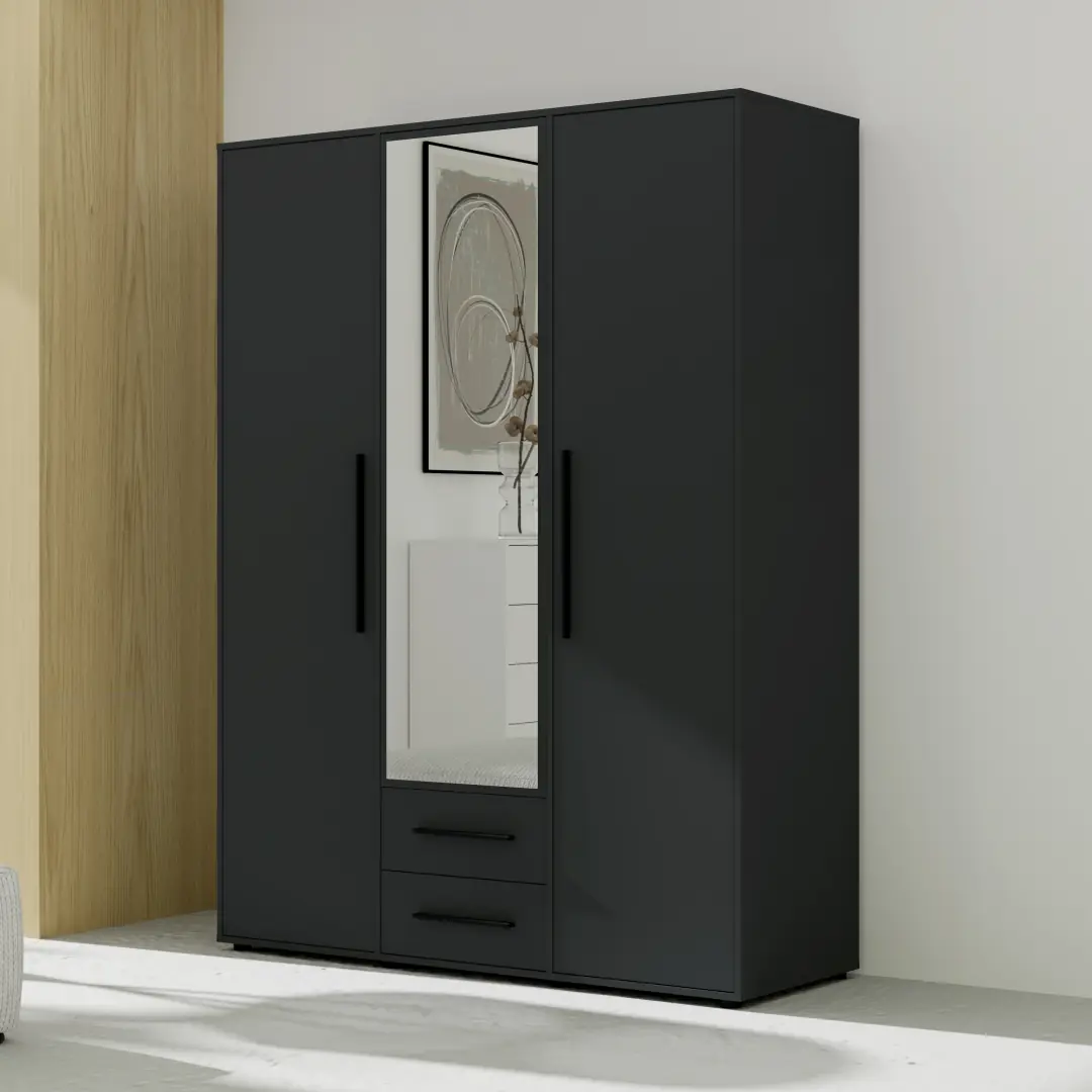 Maxione MX-12 Hinged Door Wardrobe 150cm - Image 7
