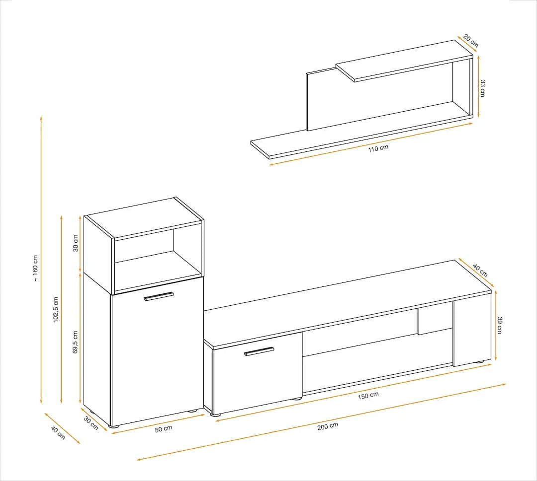 Maze I TV Entertainment Unit For TVs Up To 60" - Image 9