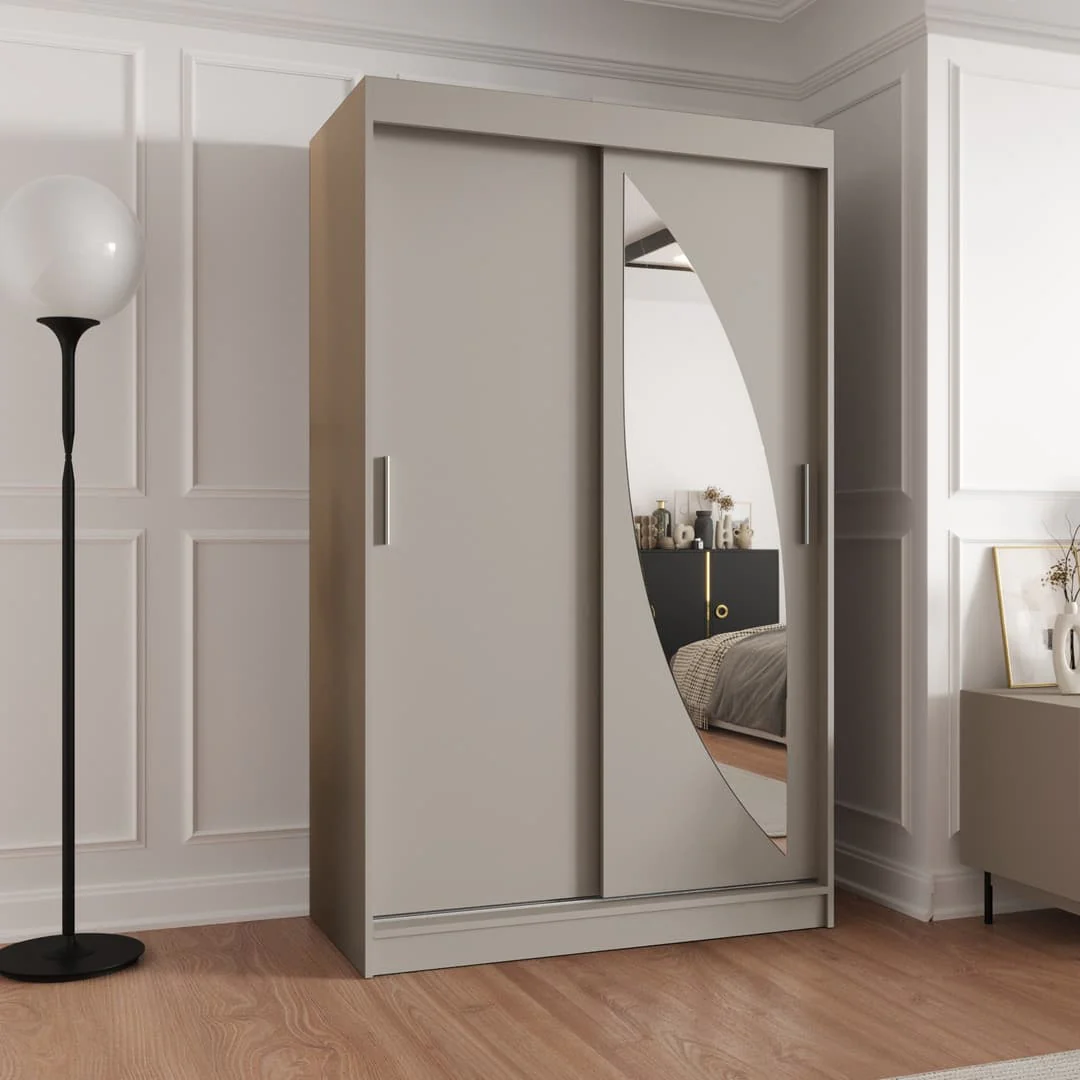 Milo Sliding Door Wardrobe 120cm - Image 13