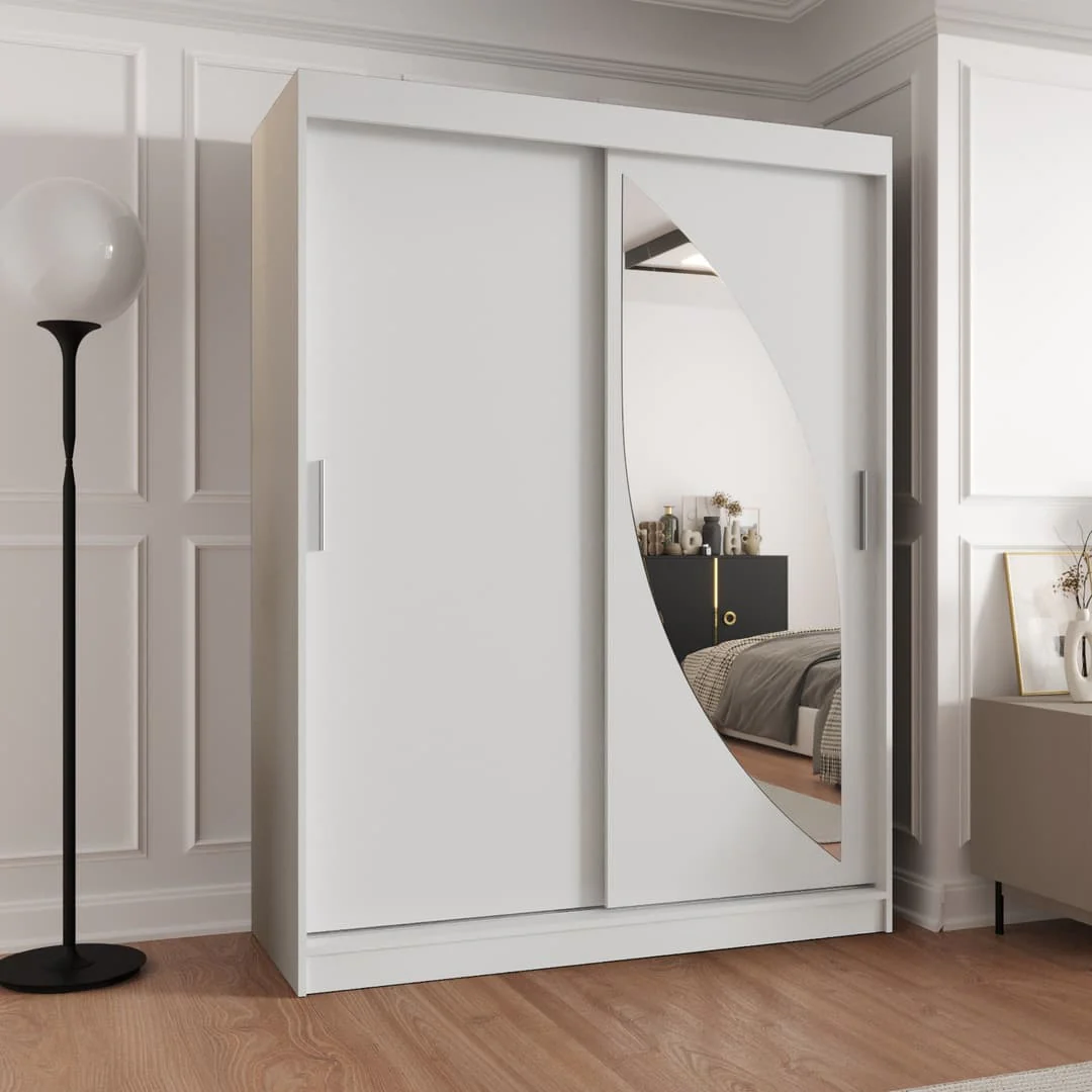 Milo Sliding Door Wardrobe 150cm - Image 9