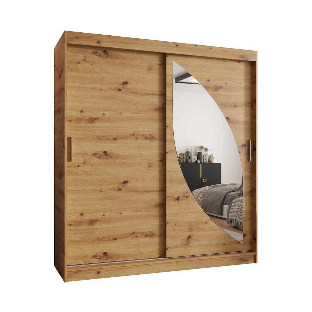 Milo Sliding Door Wardrobe 180cm - Image 6