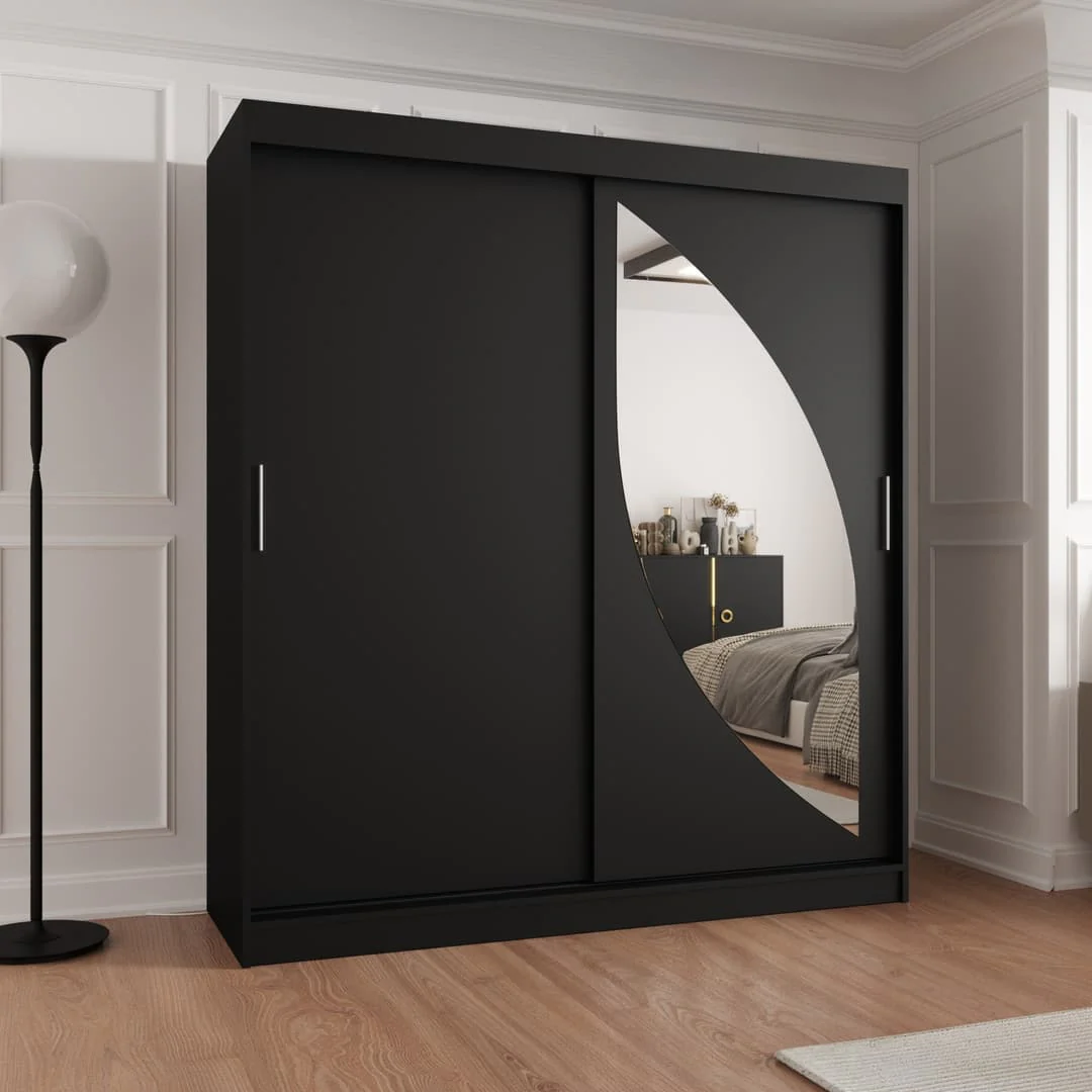 Milo Sliding Door Wardrobe 180cm - Image 9