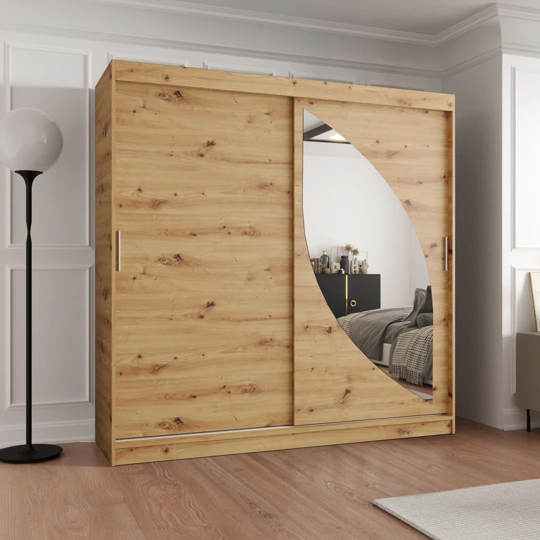 Milo Sliding Door Wardrobe 200cm - Image 13