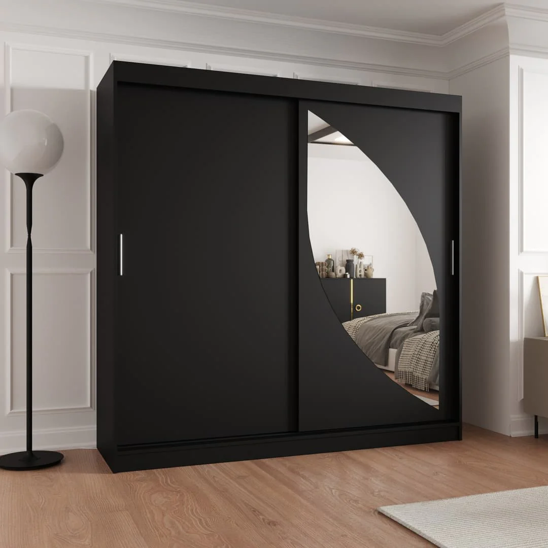 Milo Sliding Door Wardrobe 200cm - Image 5