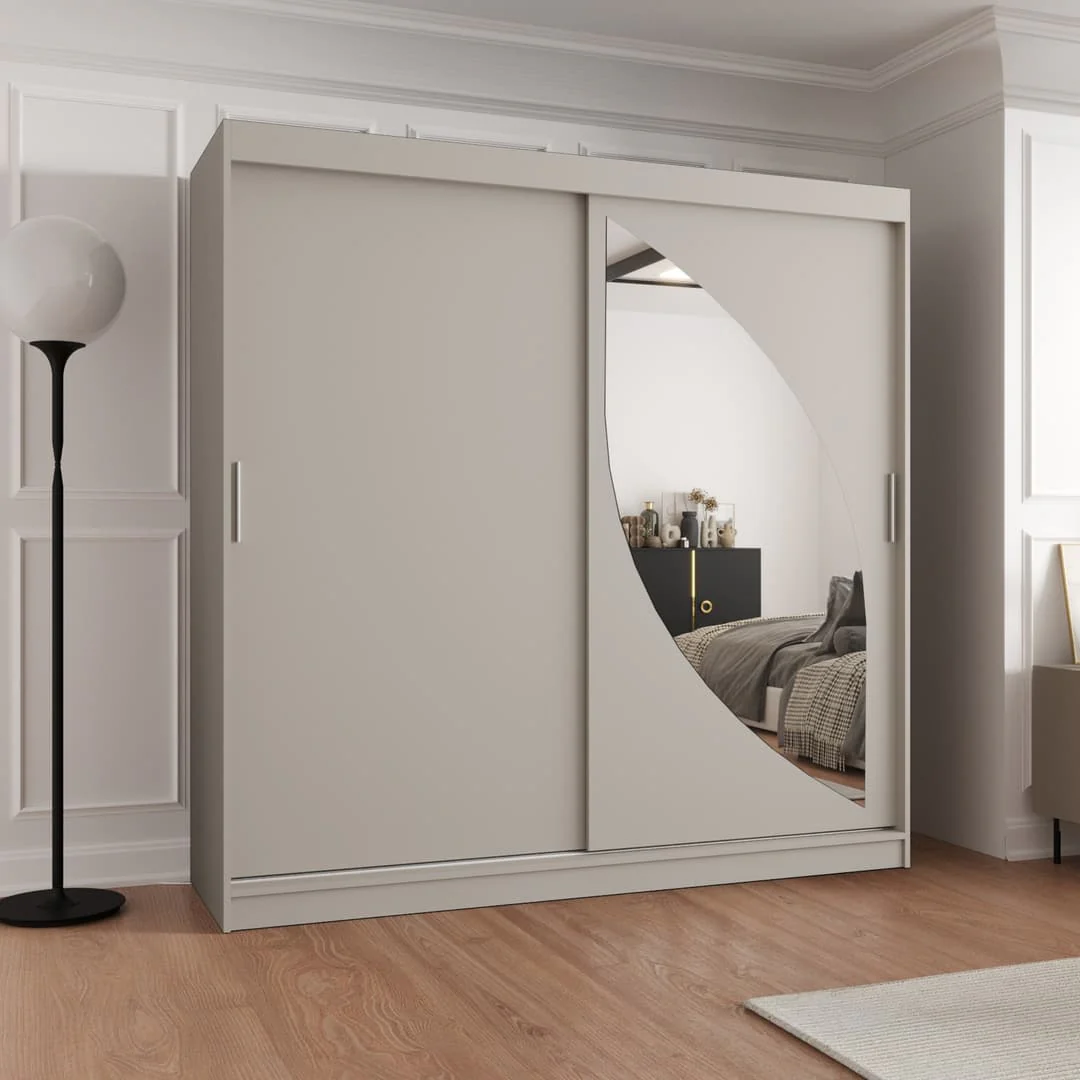 Milo Sliding Door Wardrobe 200cm - Image 9