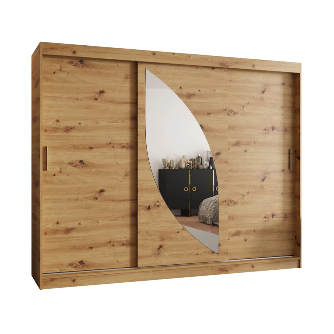 Milo Sliding Door Wardrobe 250cm - Image 2