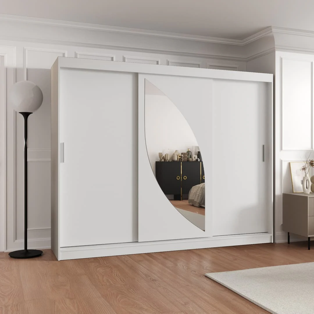 Milo Sliding Door Wardrobe 250cm - Image 5