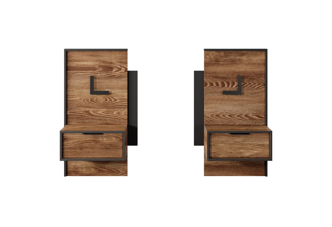 Milton Bedside Tables 49cm [Set Of Two] - Image 3