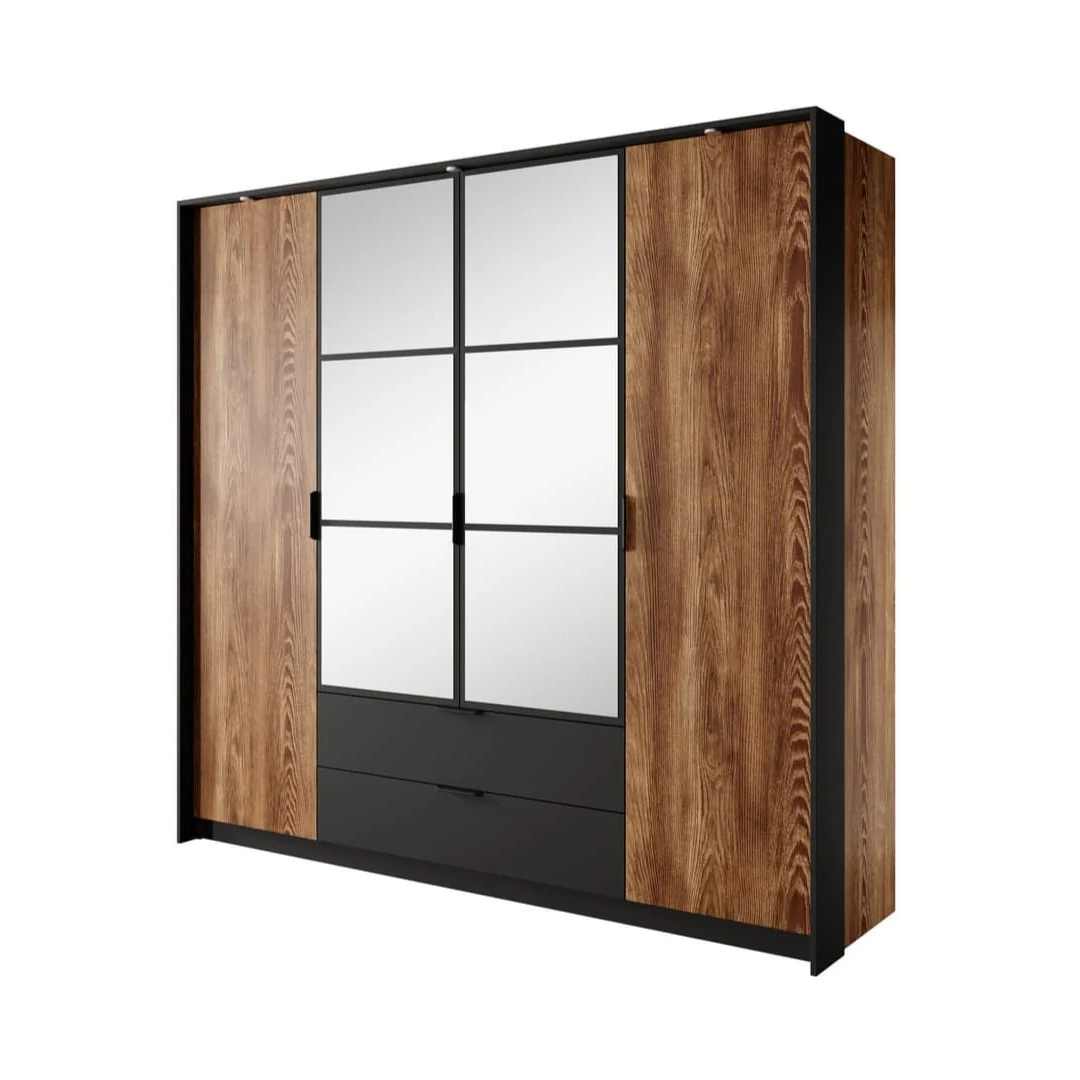 Milton Hinged Door Wardrobe 223cm - Image 2