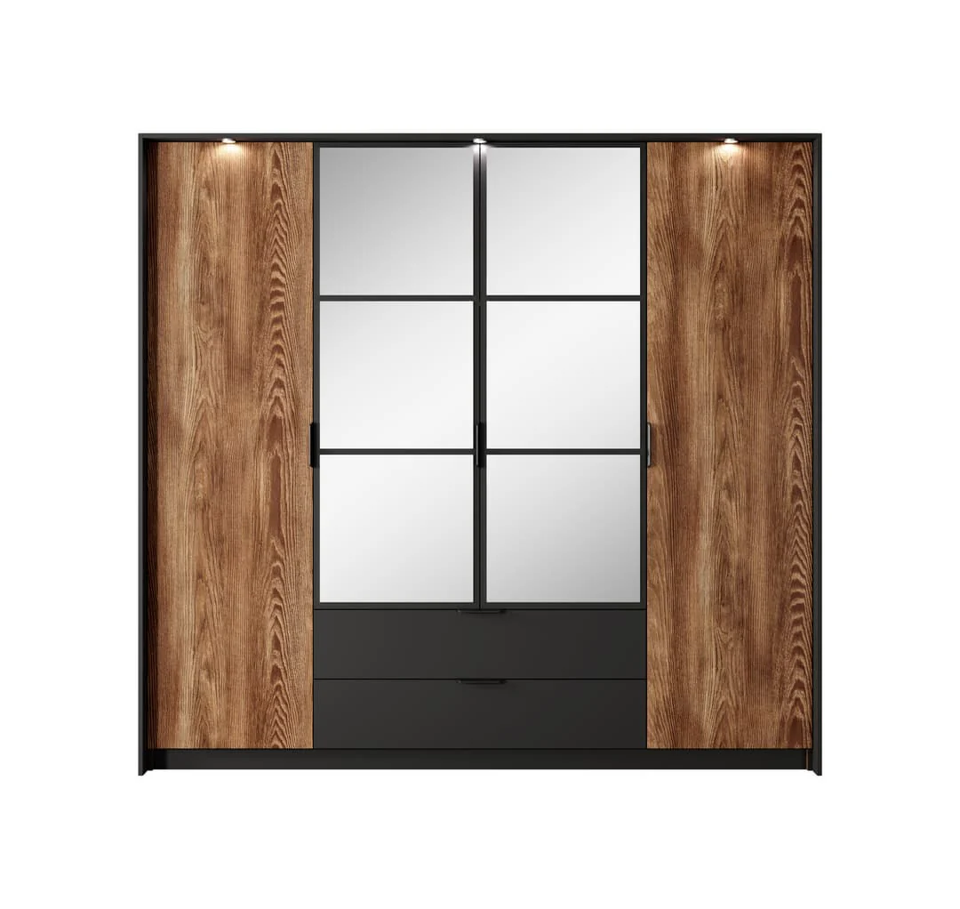 Milton Hinged Door Wardrobe 223cm - Image 5