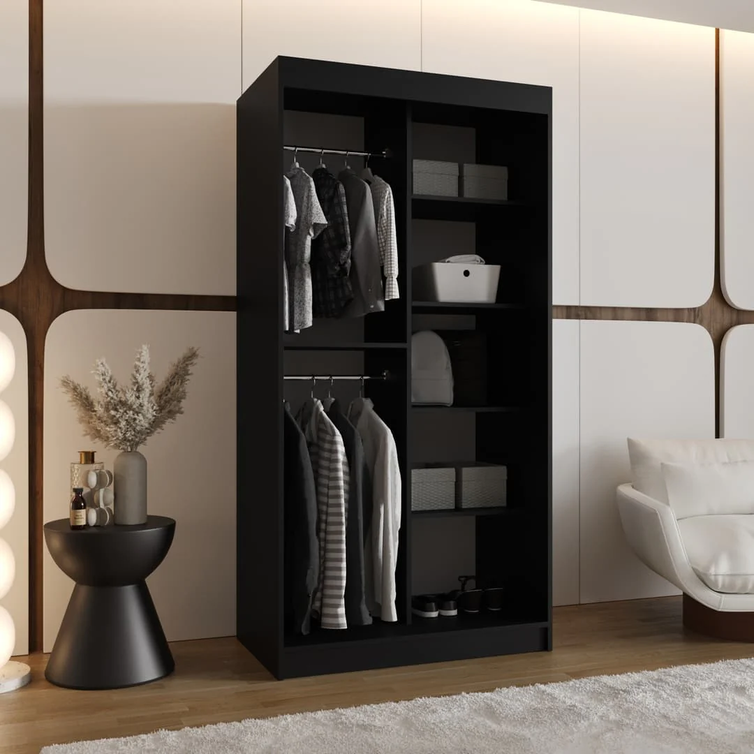 Spoti Sliding Door Wardrobe 100cm - Image 15