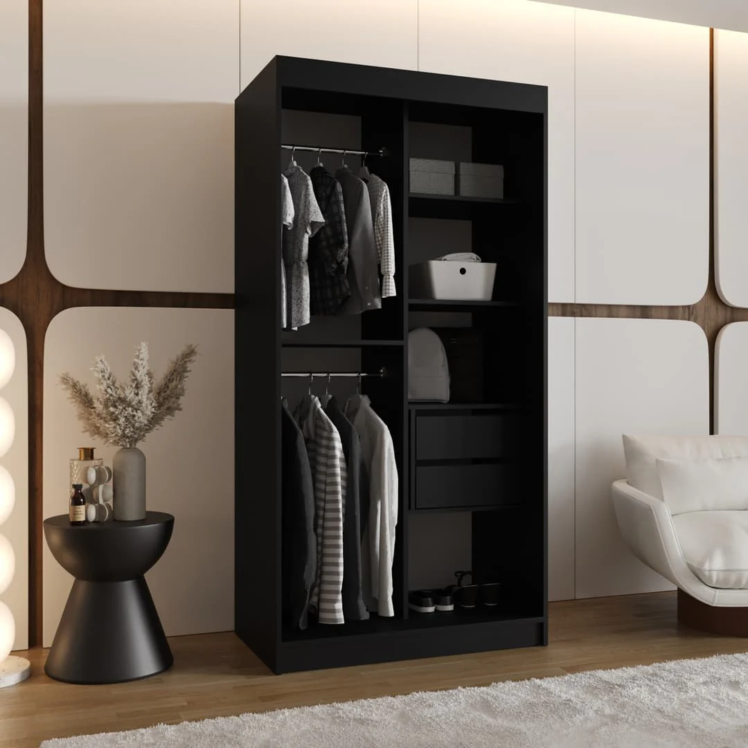 Spoti Sliding Door Wardrobe 100cm - Image 16
