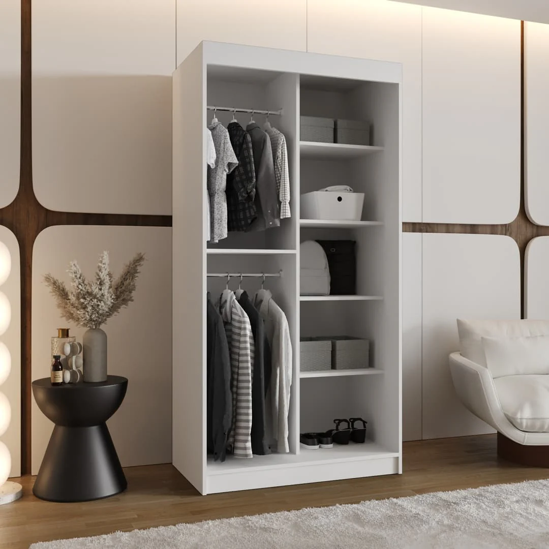 Spoti Sliding Door Wardrobe 100cm - Image 3
