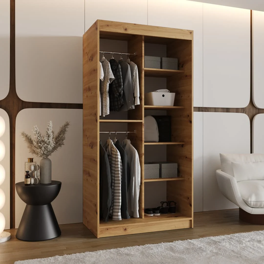 Spoti Sliding Door Wardrobe 100cm - Image 7