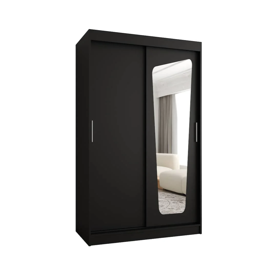 Moka Sliding Door Wardrobe 120cm - Image 10