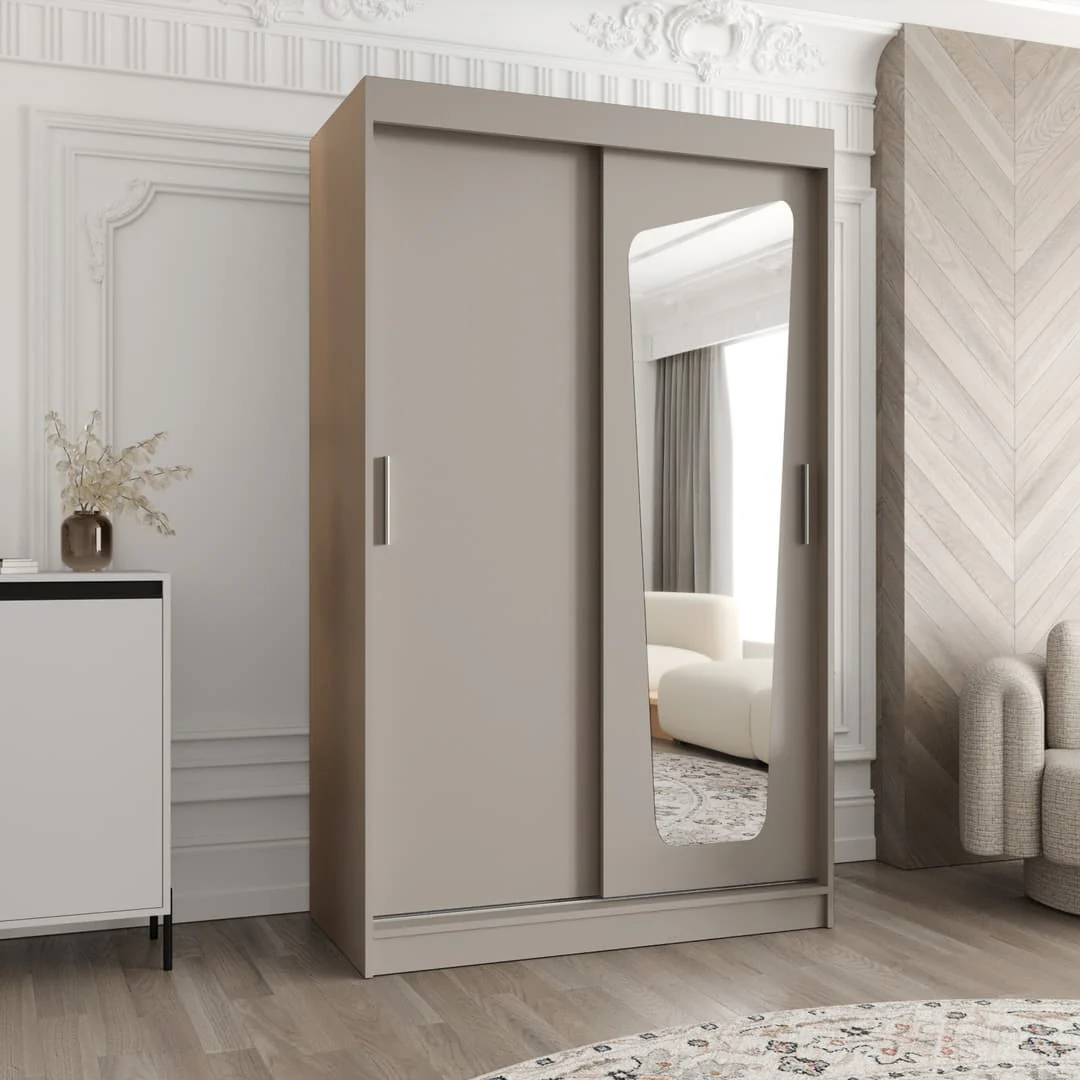 Moka Sliding Door Wardrobe 120cm - Image 13