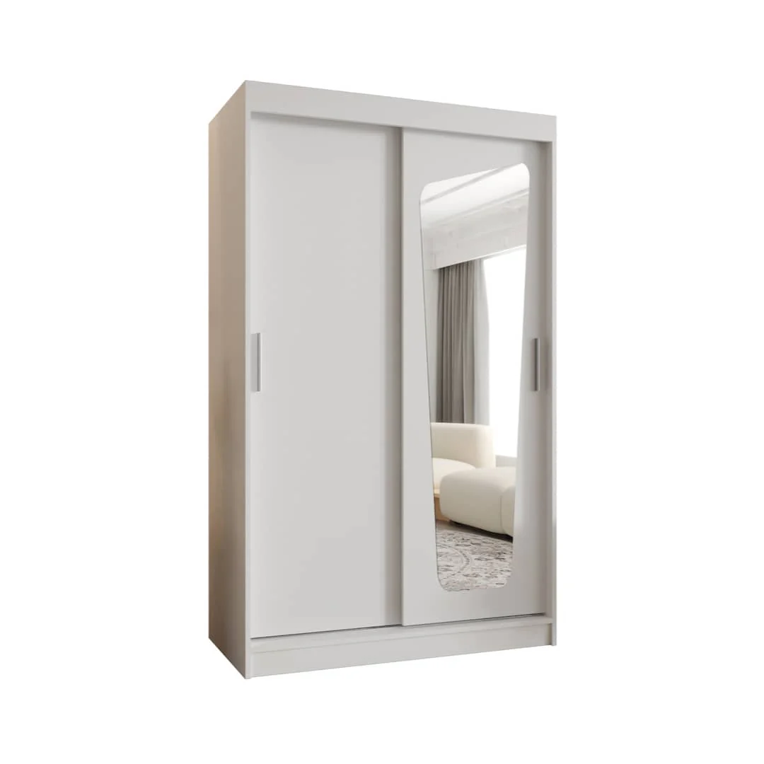Moka Sliding Door Wardrobe 120cm - Image 6