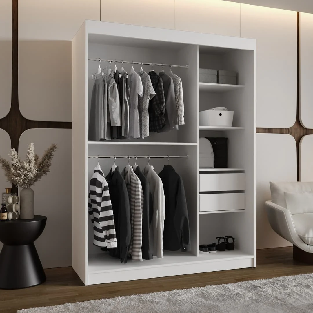 Lucy Sliding Door Wardrobe 150cm - Image 11