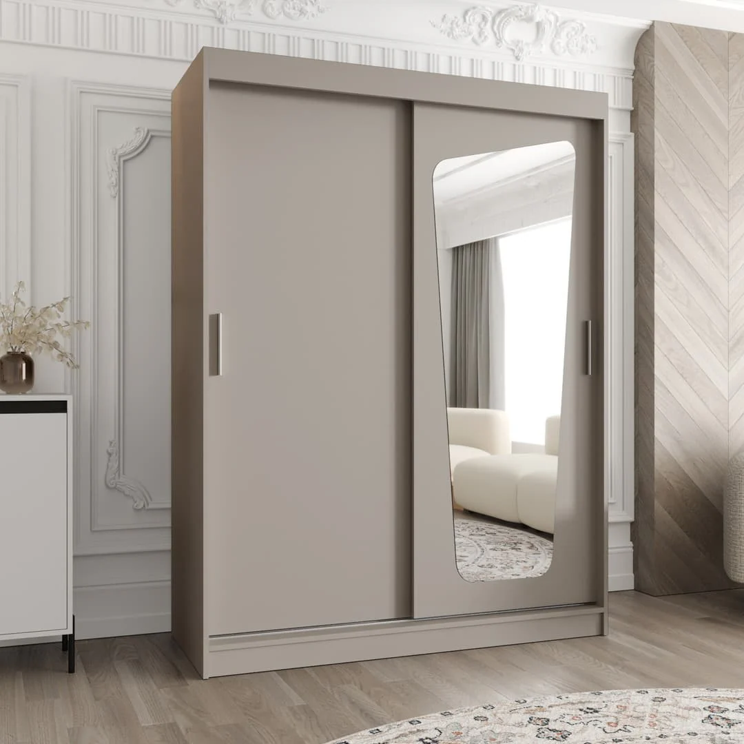 Moka Sliding Door Wardrobe 150cm - Image 13