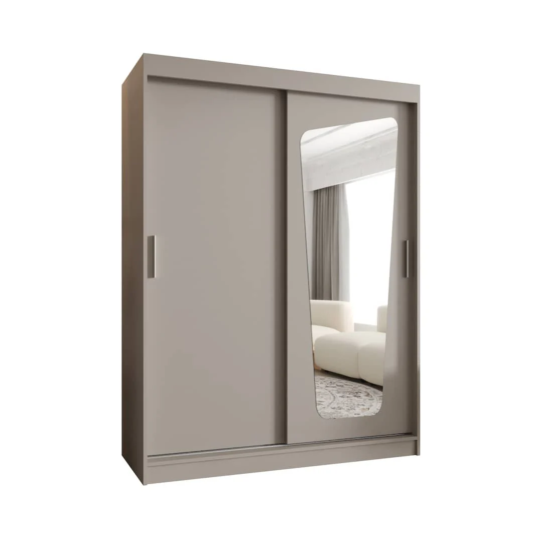 Moka Sliding Door Wardrobe 150cm - Image 14