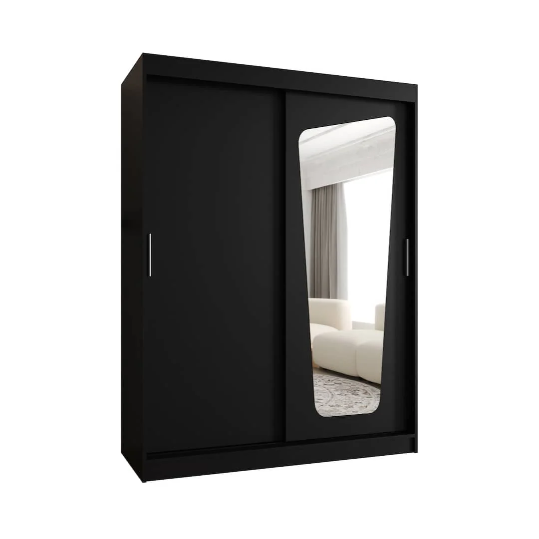 Moka Sliding Door Wardrobe 150cm - Image 2