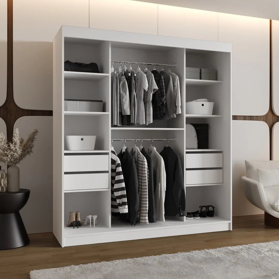Rossa Sliding Door Wardrobe 180cm - Image 16