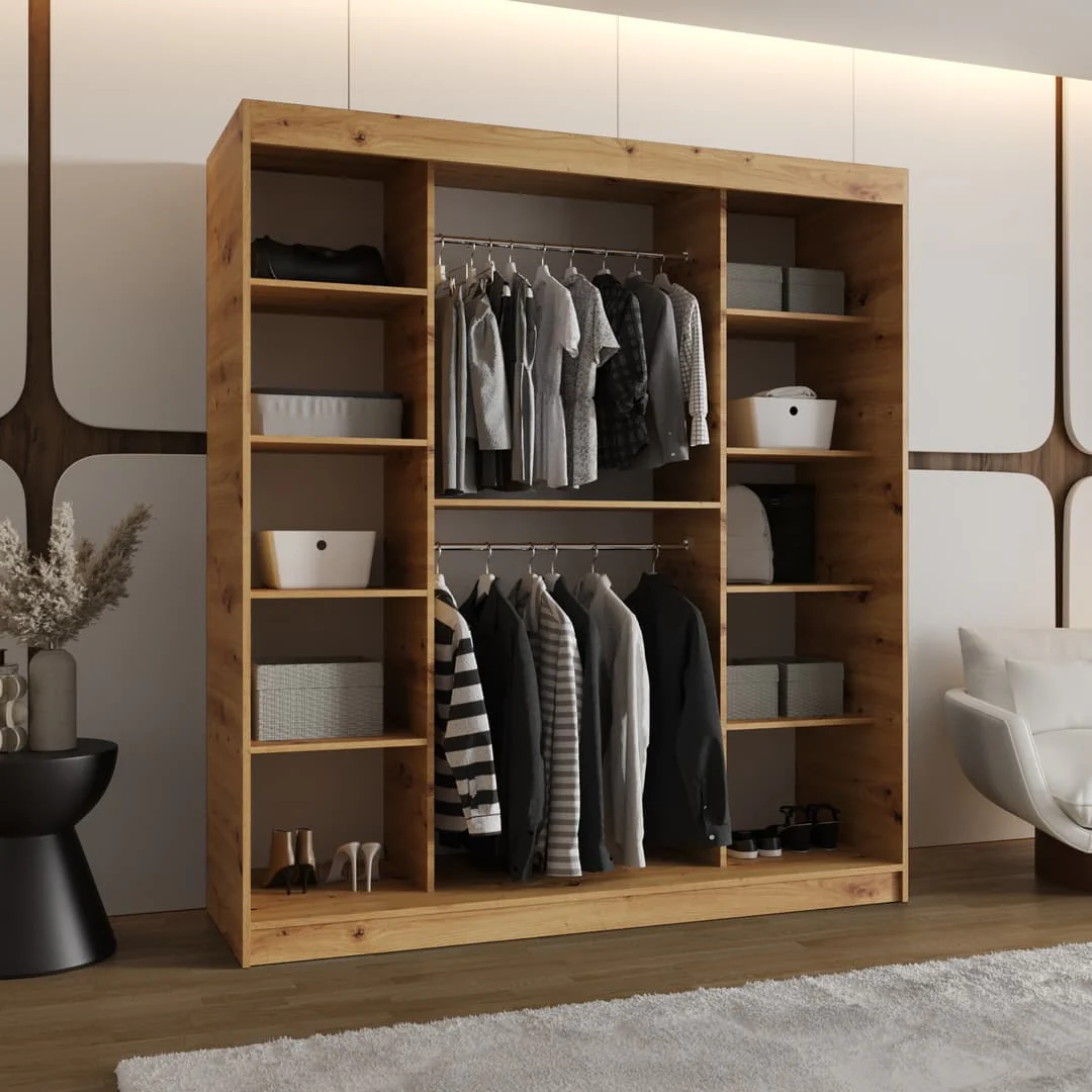 Rossa Sliding Door Wardrobe 180cm - Image 7
