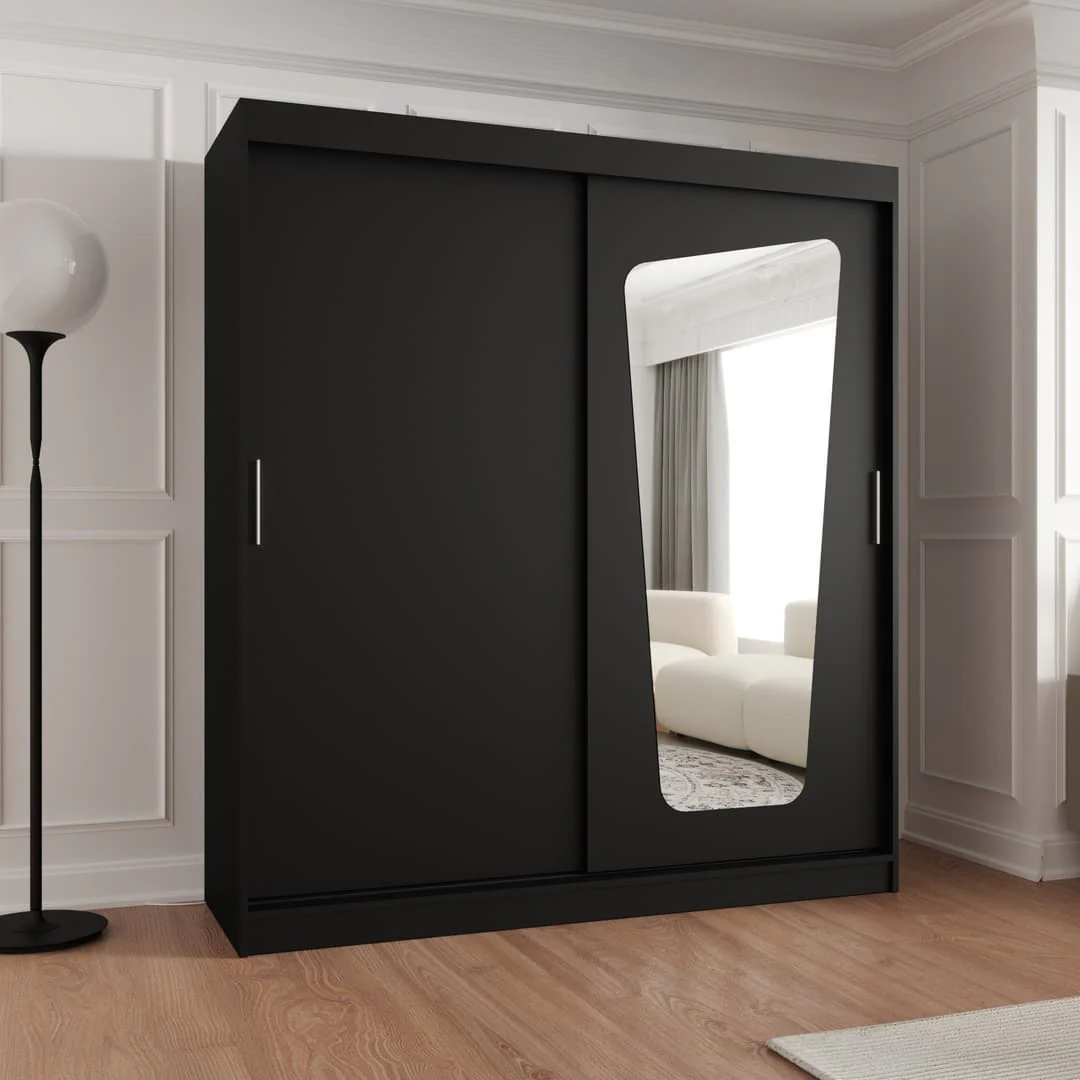 Moka Sliding Door Wardrobe 180cm - Image 9