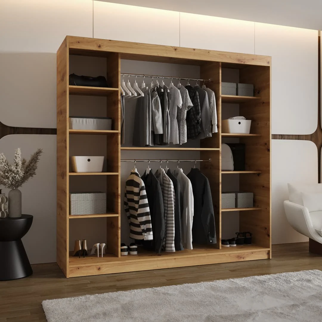 Royal Sliding Door Wardrobe 200cm - Image 15
