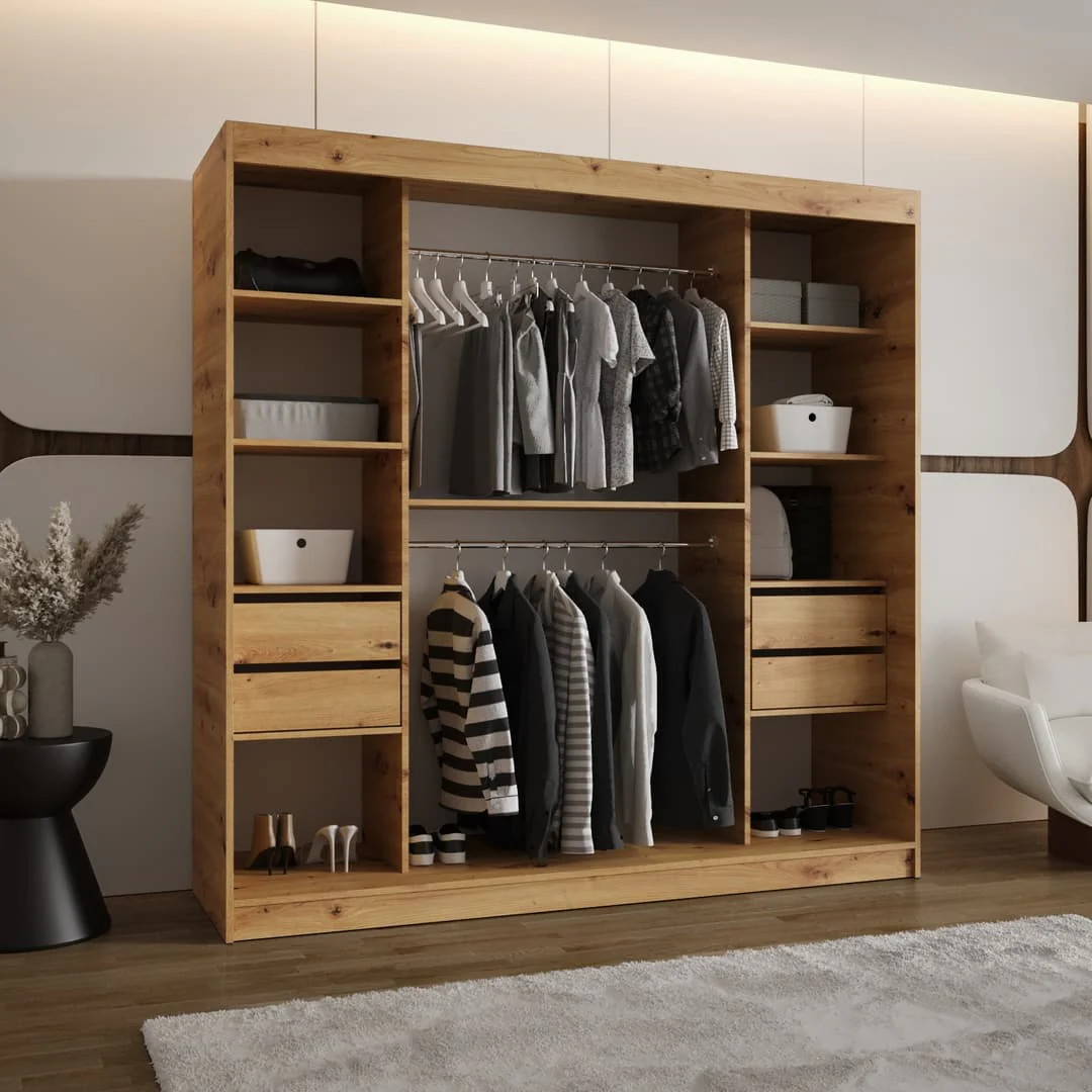 Royal Sliding Door Wardrobe 200cm - Image 16