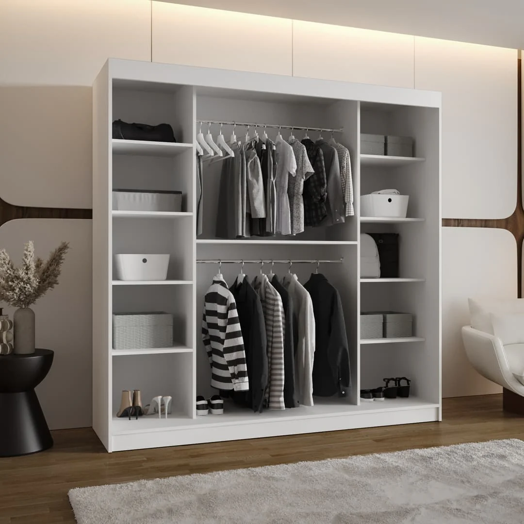 Royal Sliding Door Wardrobe 200cm - Image 3