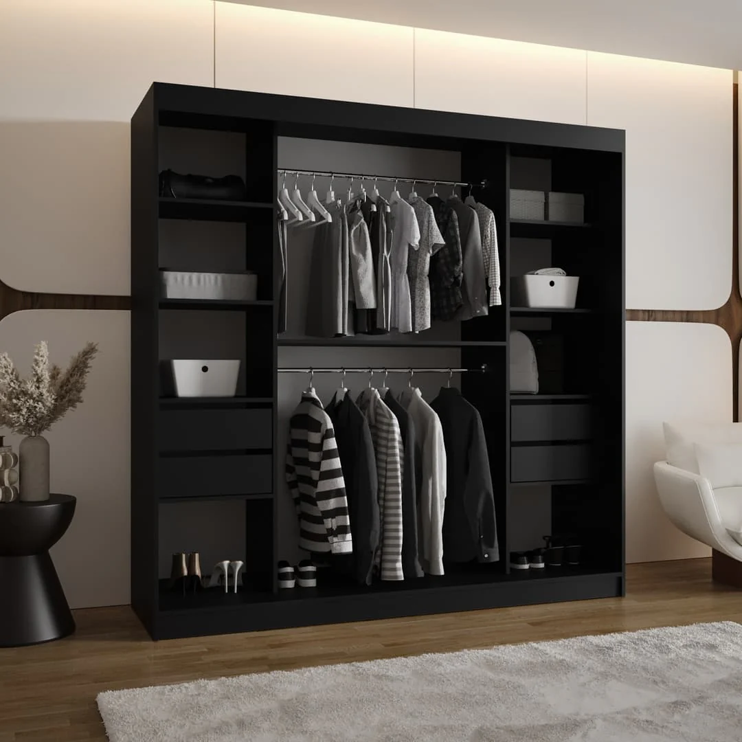 Royal Sliding Door Wardrobe 200cm - Image 8