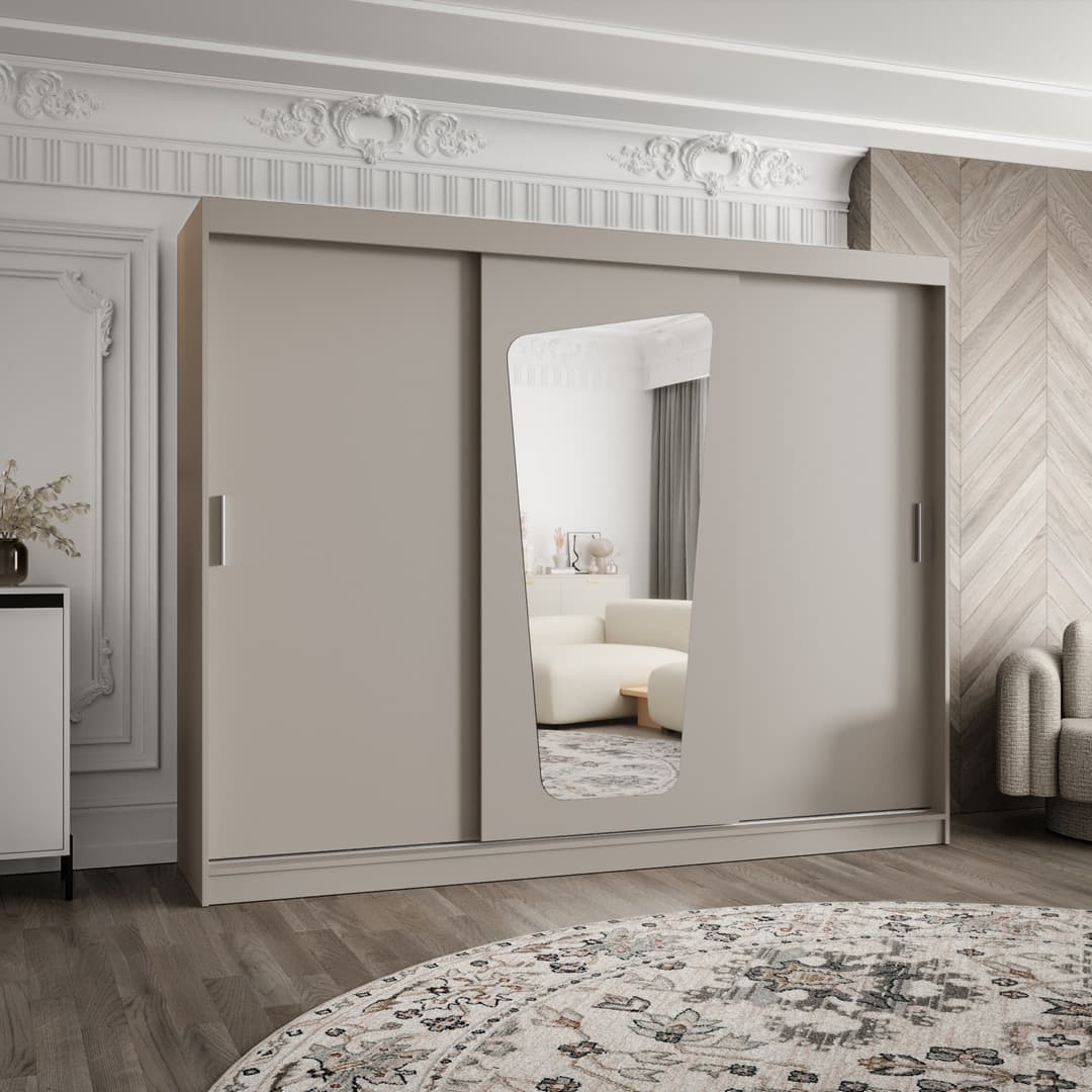 Moka Sliding Door Wardrobe 250cm - Image 13