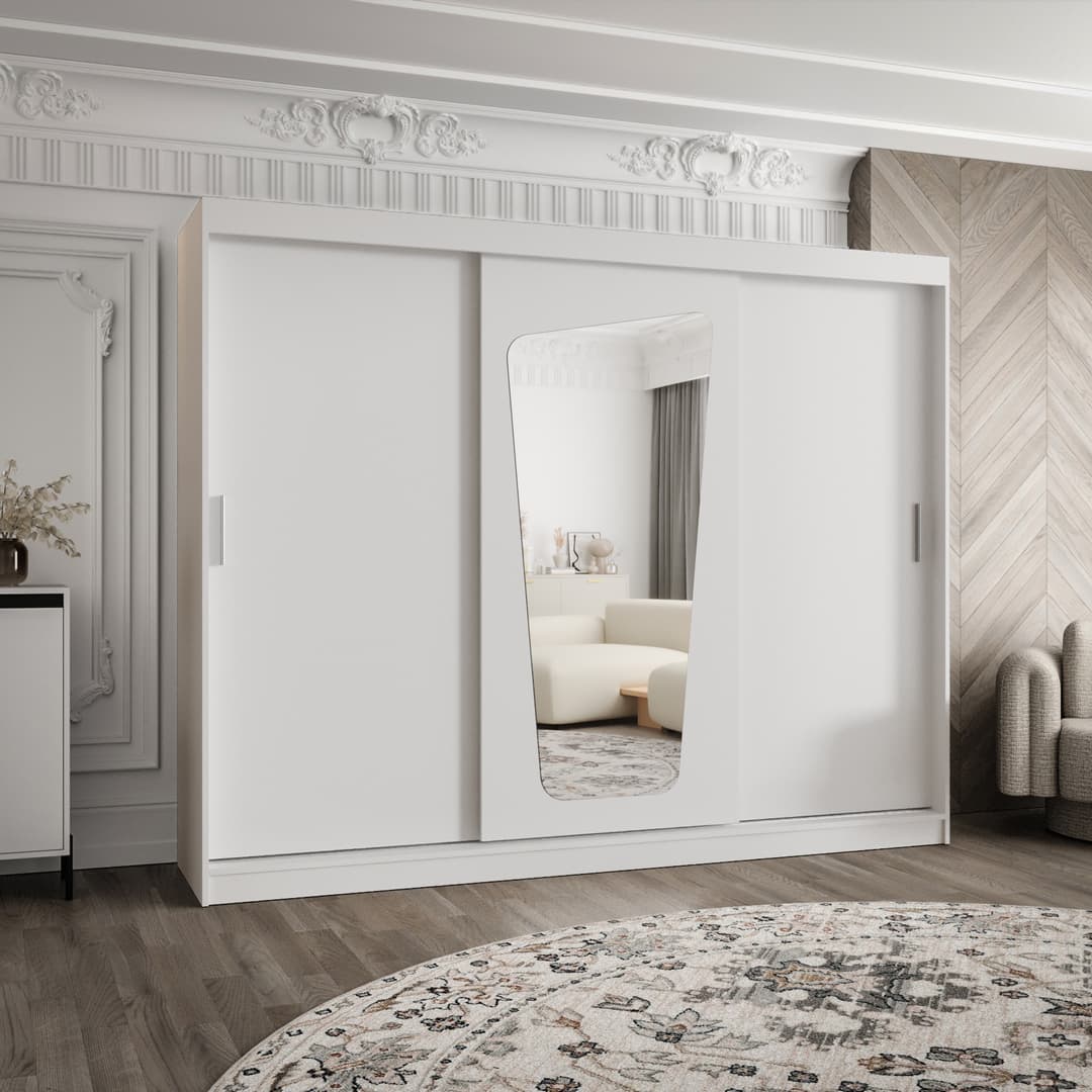 Moka Sliding Door Wardrobe 250cm - Image 5