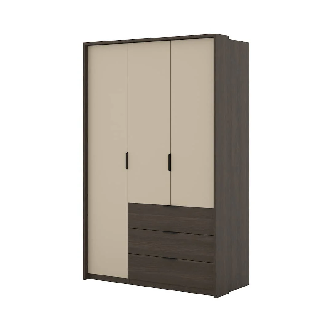 Mola Hinged Door Wardrobe 139cm - Image 2