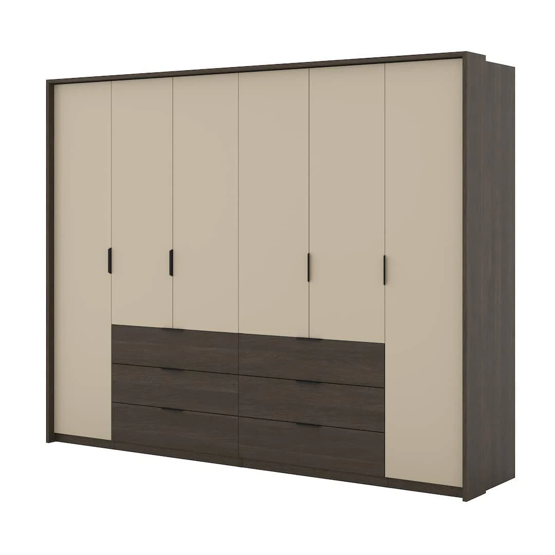 Mola Hinged Door Wardrobe 274cm - Image 2