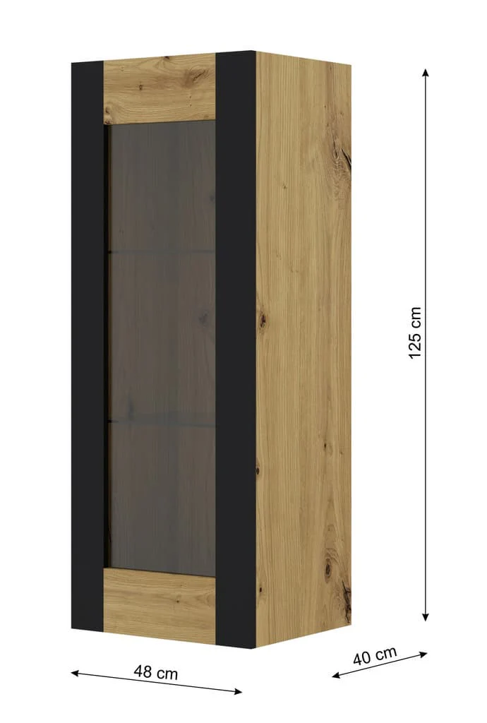 Mondi Wall Hung Display Cabinet 48cm - Image 3