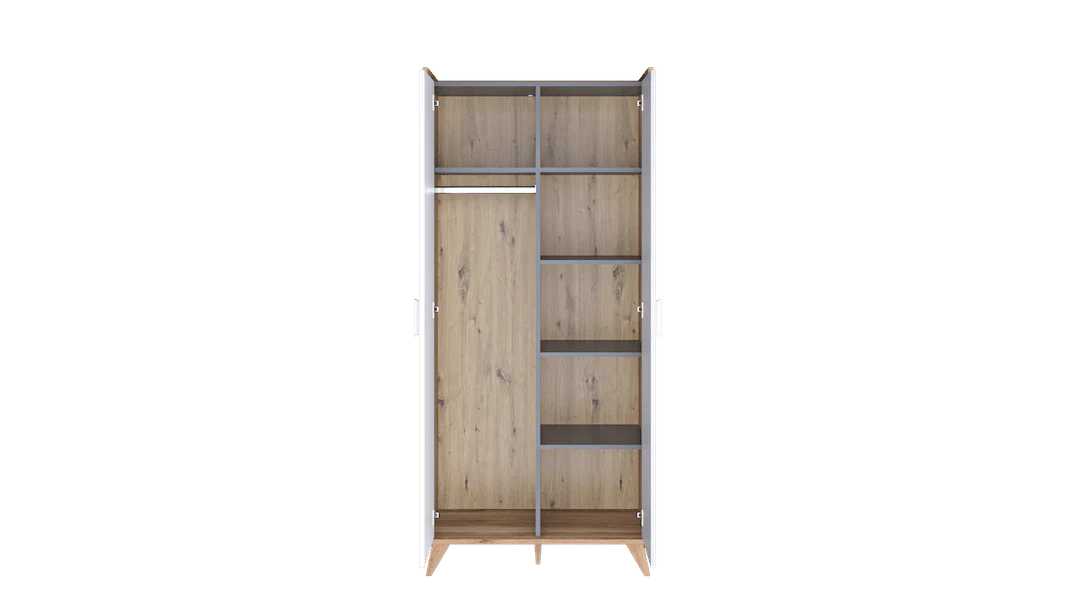 Mood MD-01 Hinged Wardrobe 85cm - Image 2