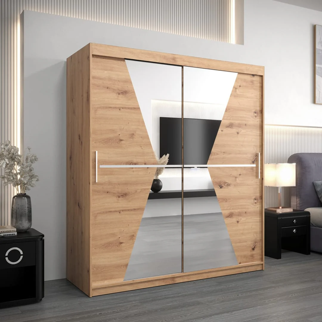Morocco Sliding Door Wardrobe 180cm - Image 5