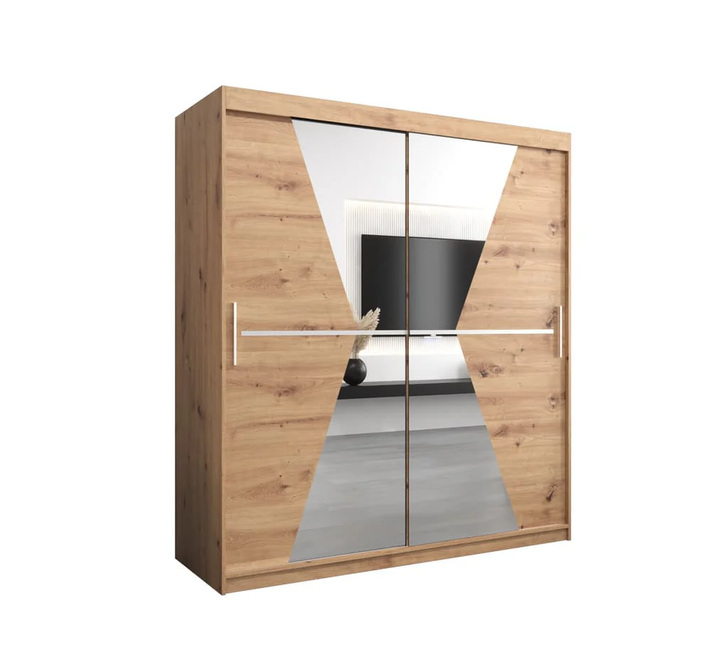 Morocco Sliding Door Wardrobe 180cm - Image 6
